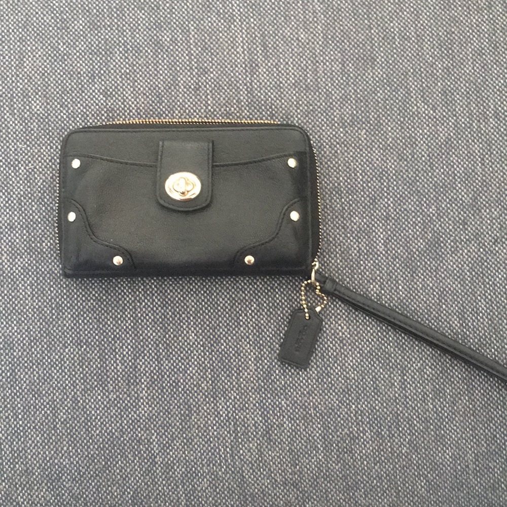 Coach hand clutch/ wristlet